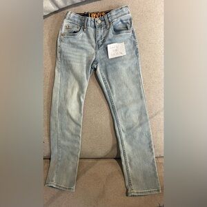 Levi's 510 Blue Skinny Jeans with Subtle Fading